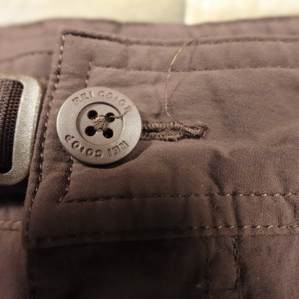 REI CO-OP Sahara Convertible Pants 28" Inseam men's 38x28 dark reddish brown - Picture 3 of 15
